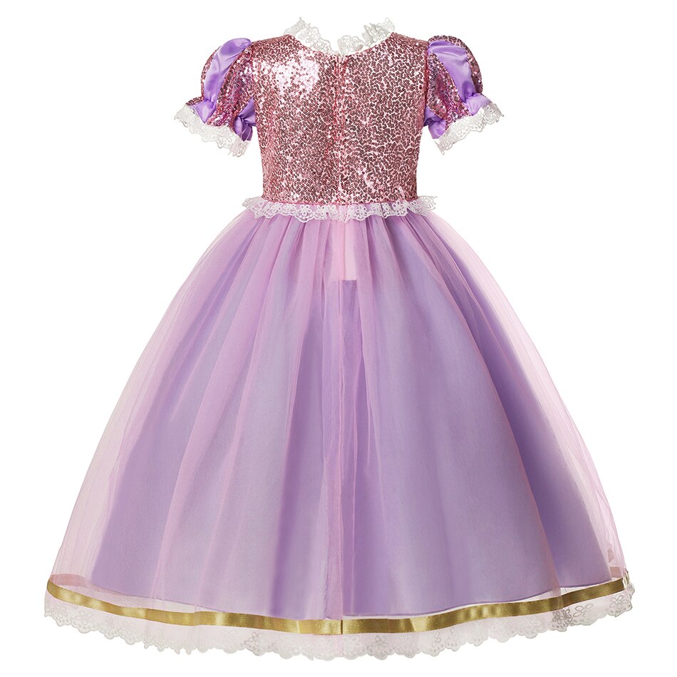 Vestido Rapunzel - 2 a 10 Anos
