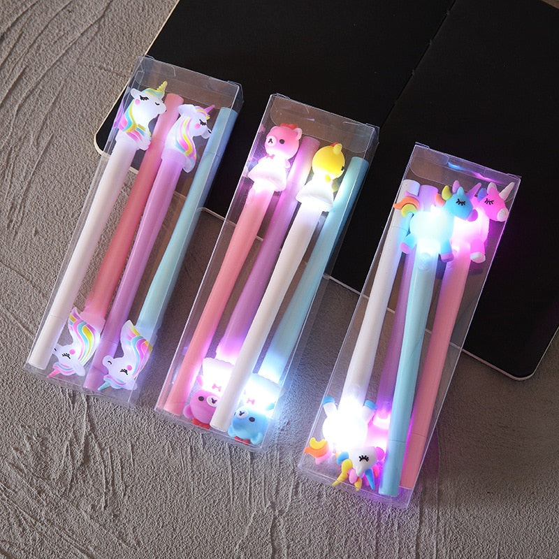 Kit de Canetas Luminosas em Gel