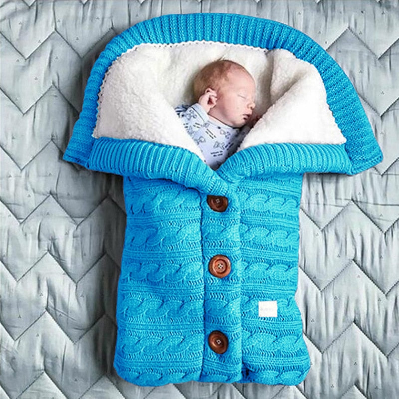 Sacos De Dormir Em Lã Para Bebês Até 6 Meses