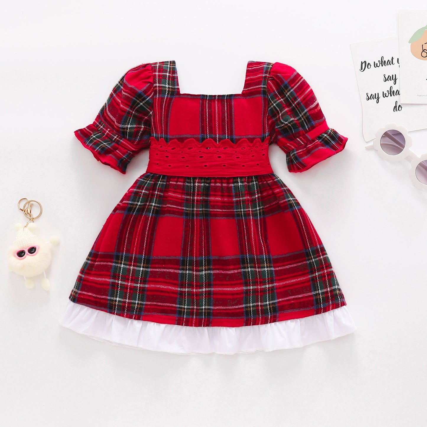 Vestido Xadrez Vermelho