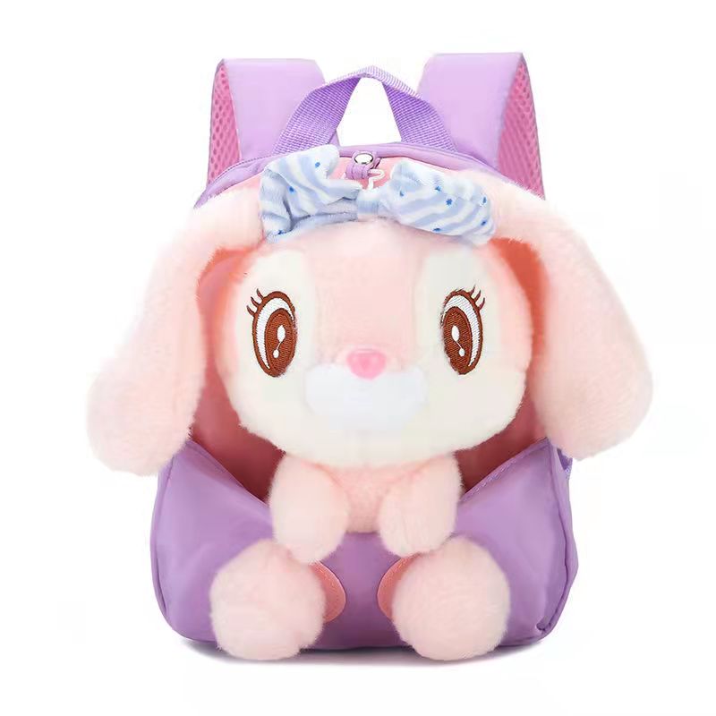 Mochila Escolar Infantil Animais de Pelúcia