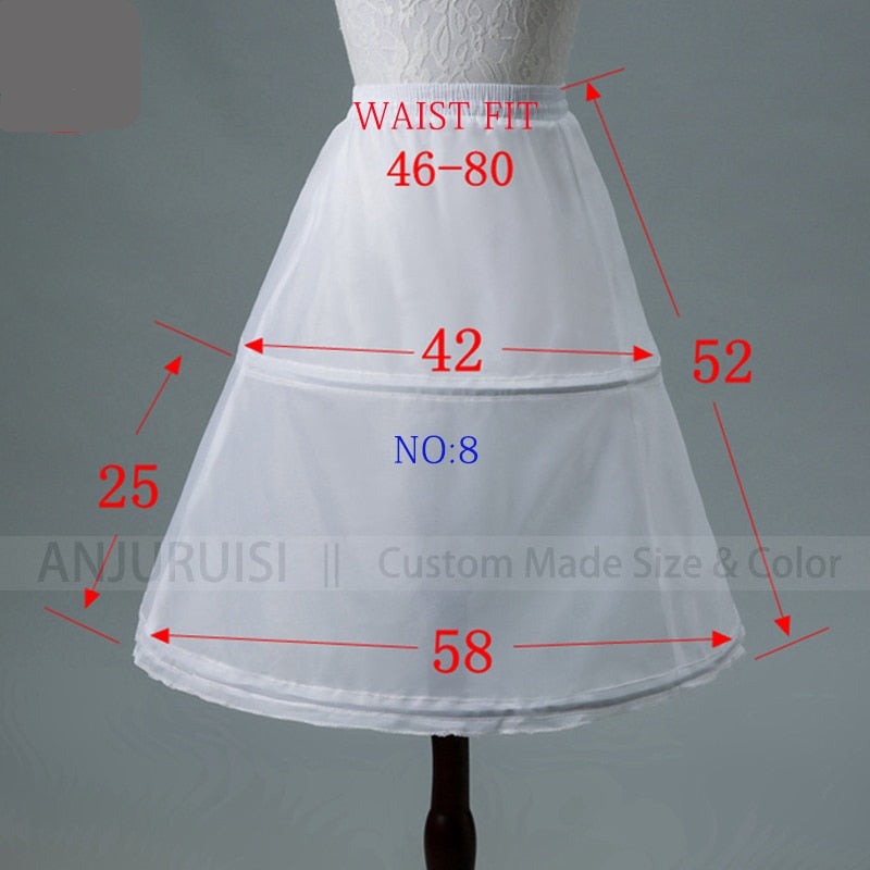 Saia de armar/ anágua para meninas