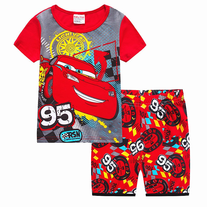 Conjunto de Pijama para Crianças Mcqueen - 2 a 7 anos