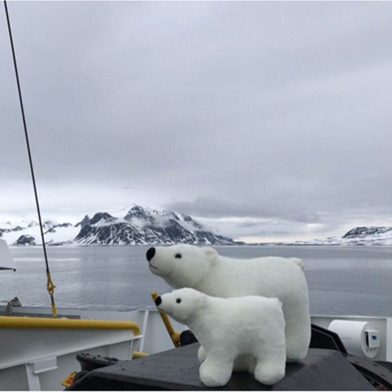 Ursinho polar de pelúcia