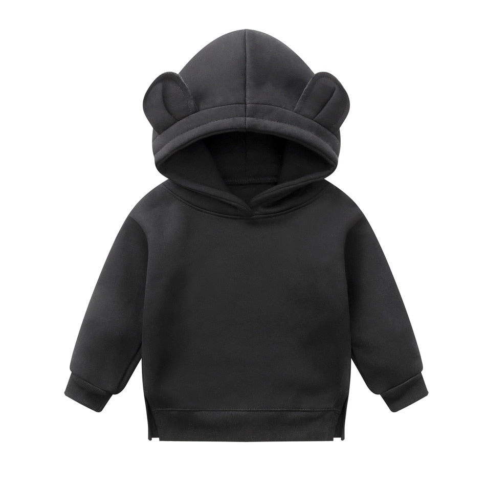 Blusa de moletom com capuz - 18 meses a 5 anos