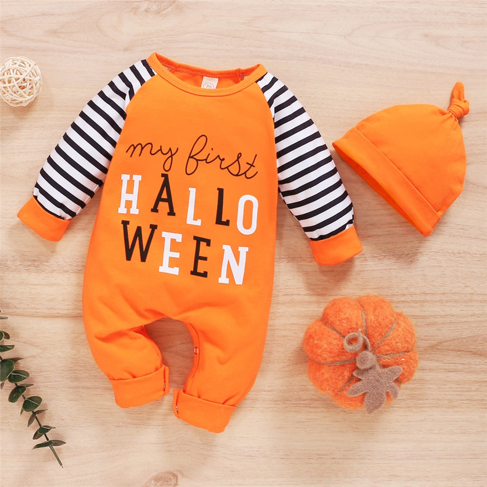 Macacão Halloween - 3 meses a 1 ano