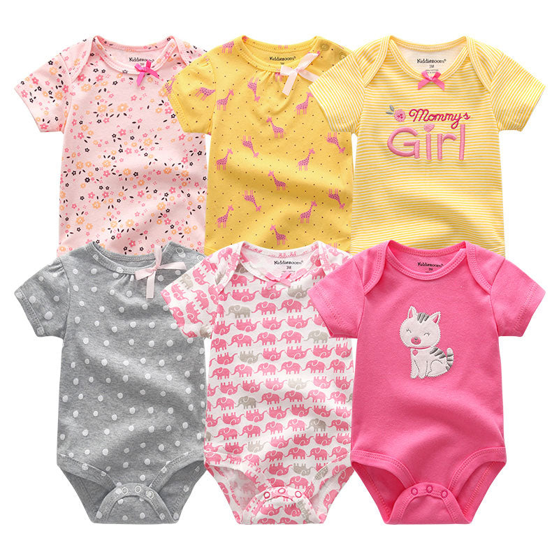 Conjunto de Bodies para Menina - 6 Unidades