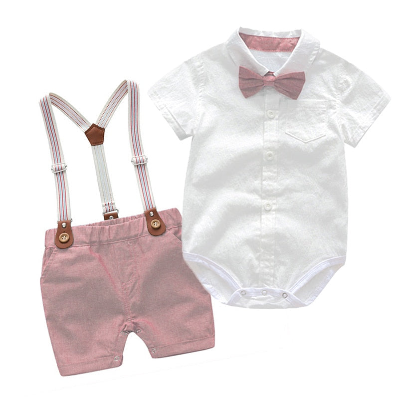 Conjunto de Body e Bermuda para Bebê de 3 Meses a 3 Anos
