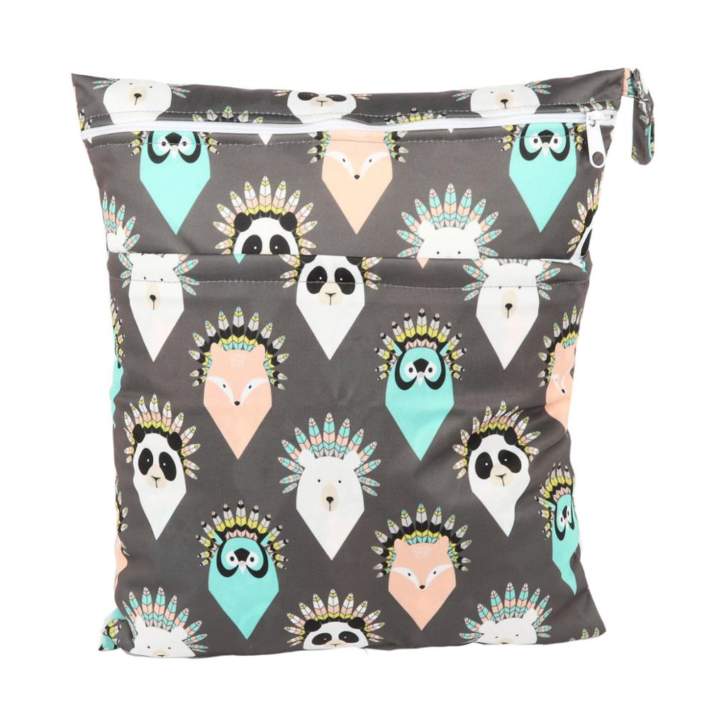 Bolsa Impermeável para Fraldas/Roupas Molhadas de Bebê