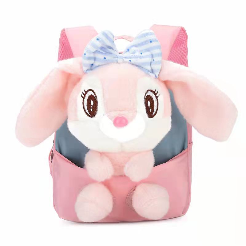 Mochila Escolar Infantil Animais de Pelúcia