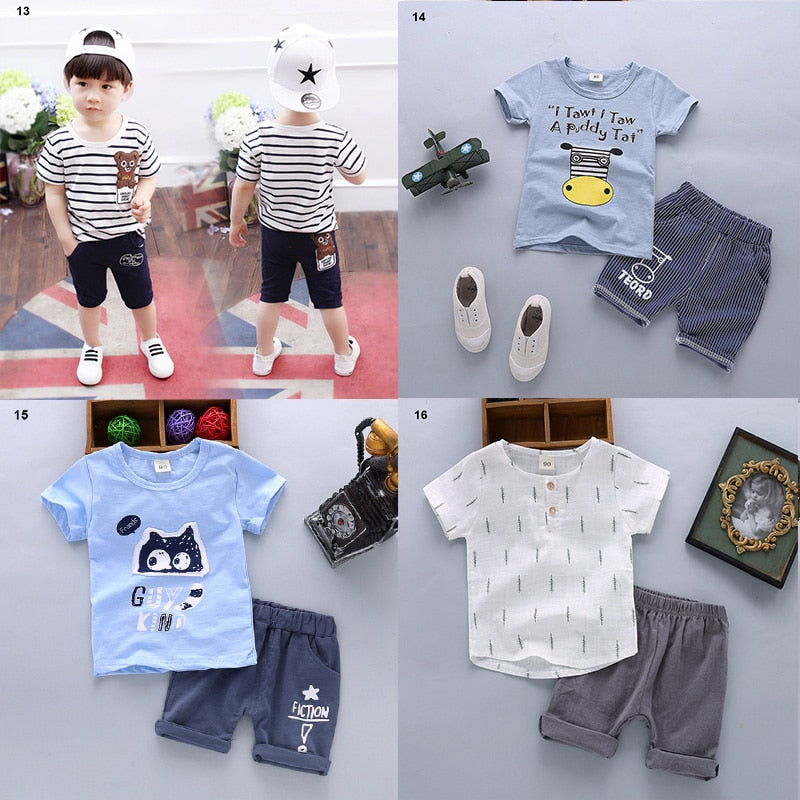 Conjunto de Animaizinhos para Meninos - 9 meses a 3 anos