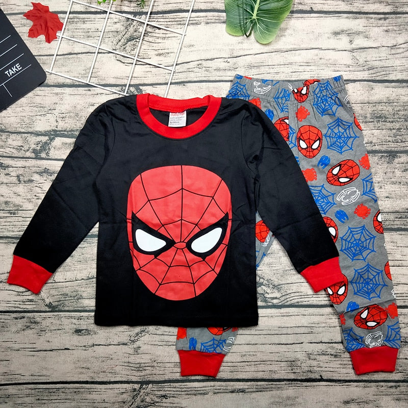 Conjunto Fantasias de Super Heróis Manga Longa - 2 a 7 anos