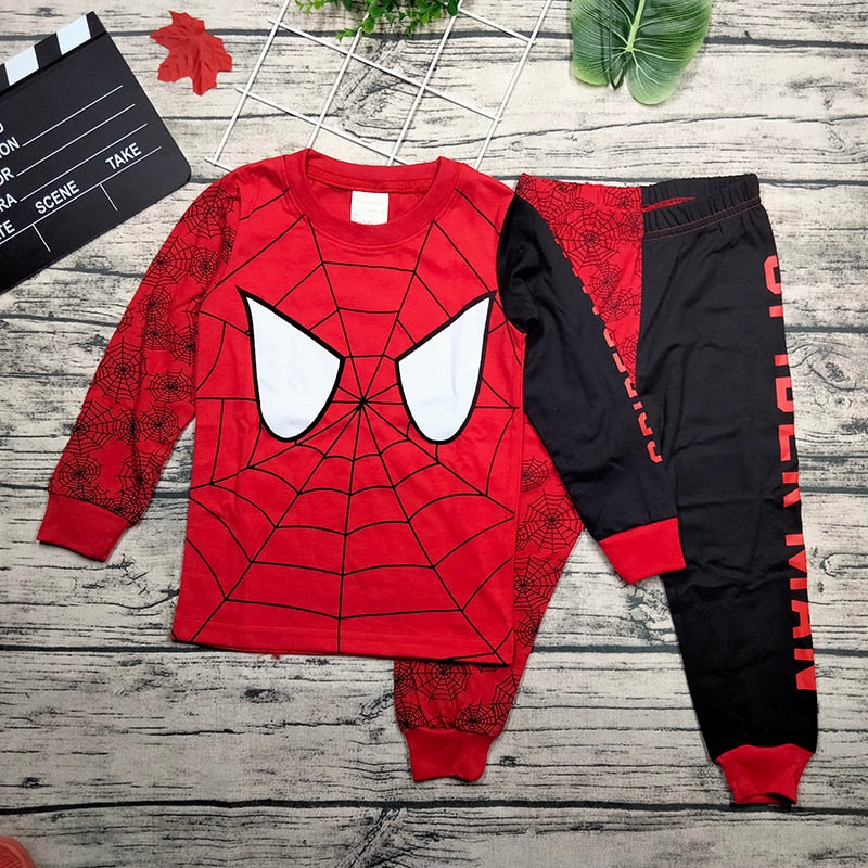 Conjunto Fantasias de Super Heróis Manga Longa - 2 a 7 anos