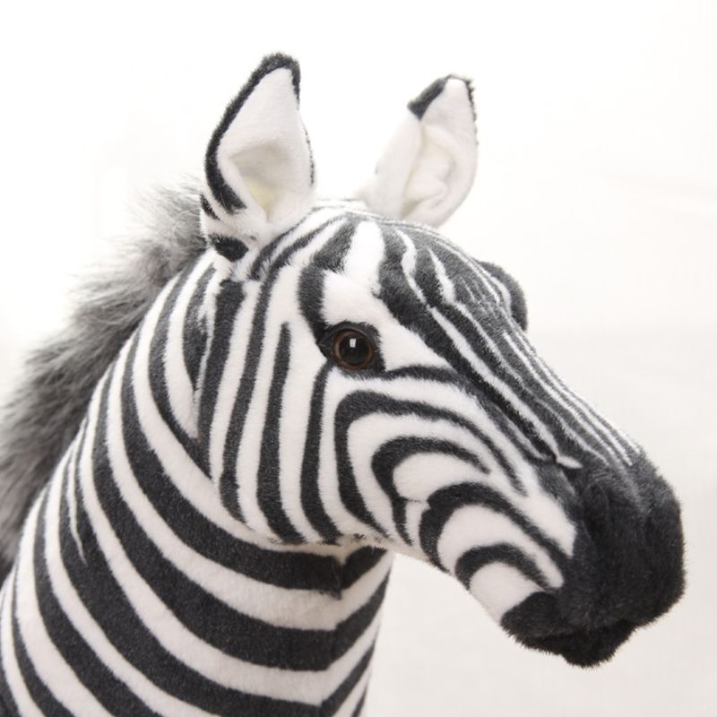 Zebra de Pelúcia Decorativa