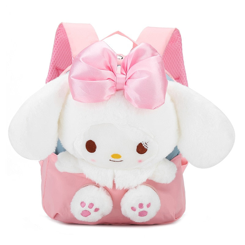 Mochila Escolar Infantil Animais de Pelúcia