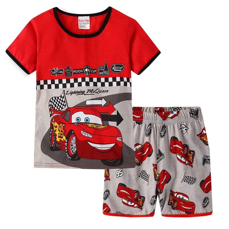 Conjunto de Pijama para Crianças Mcqueen - 2 a 7 anos