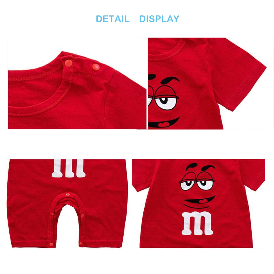 Macacão de bebê M&M's