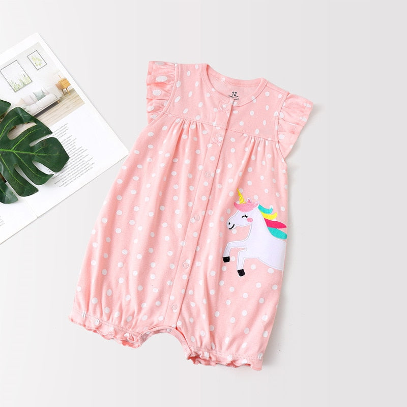 Body de Verão Para Meninas - 6 a 24 Meses