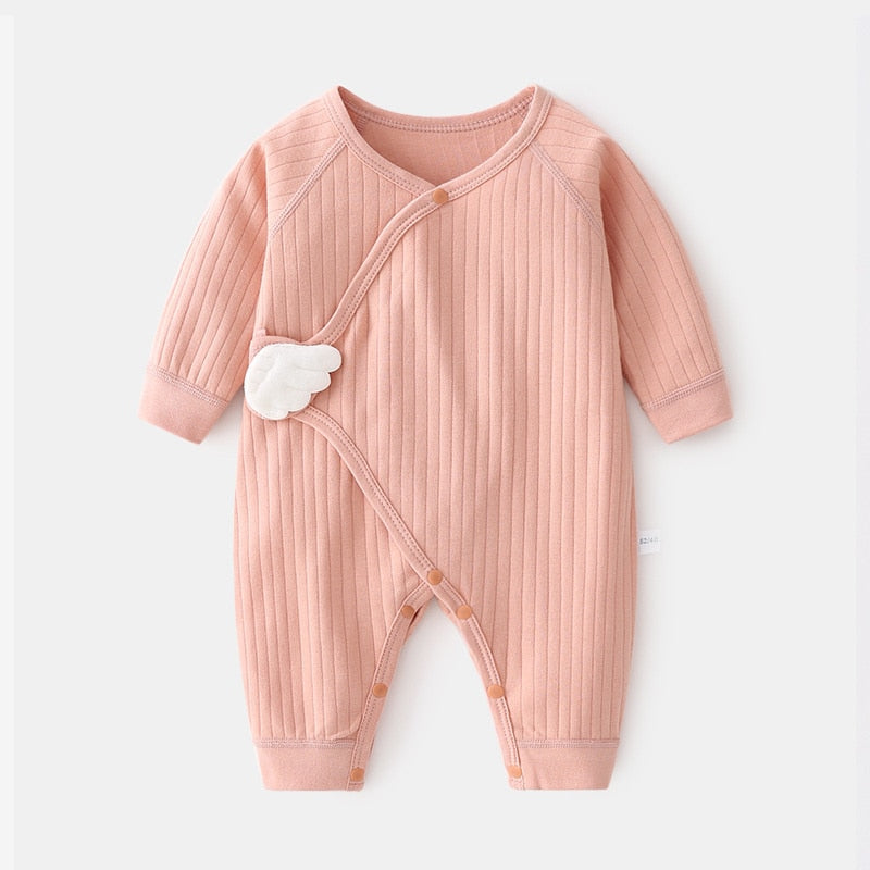 Macacão Asa de Anjo Para Bebê Até 6 Meses