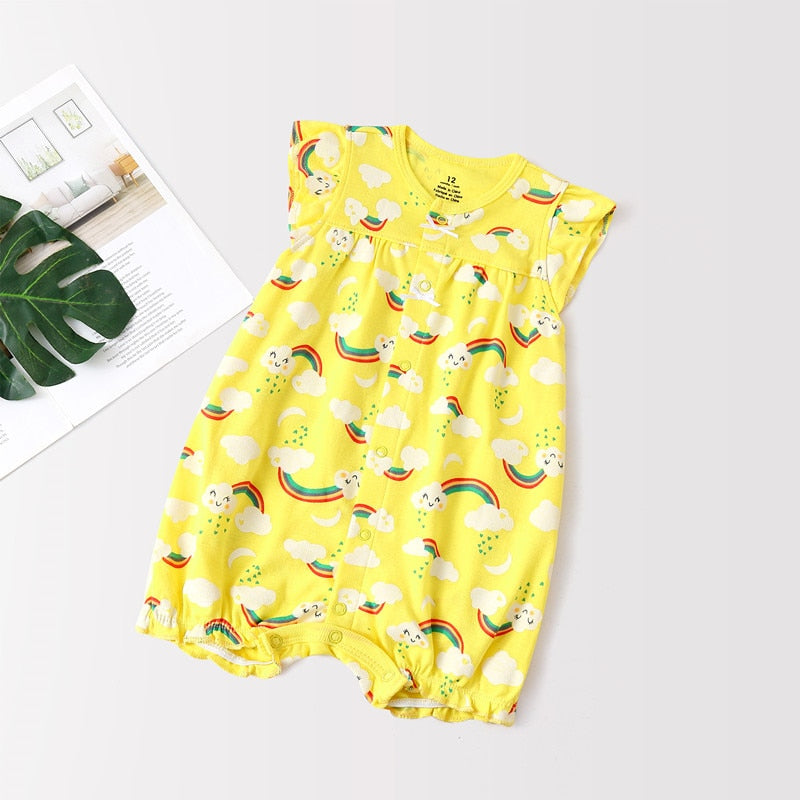 Body de Verão Para Meninas - 6 a 24 Meses