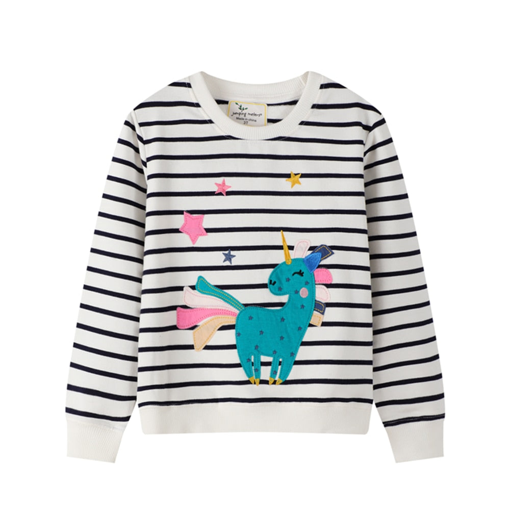 Casaco de inverno Unicórnio para meninas - 2 a 7 anos