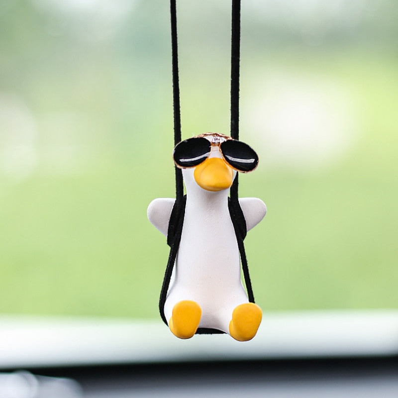 Pingente Decorativo Pato Branco