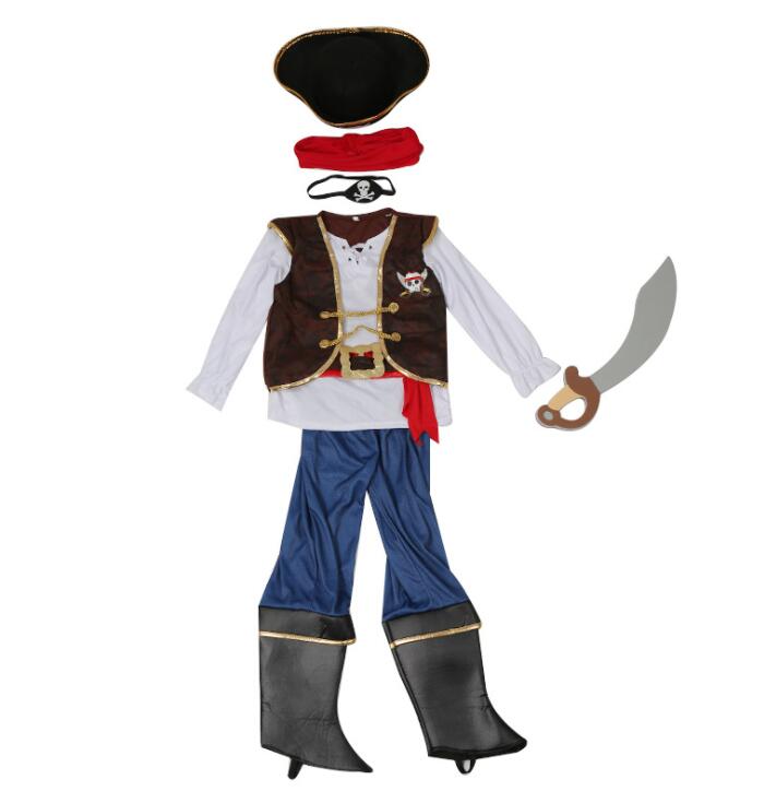 Fantasia de Pirata para meninos - 3 a 10 anos