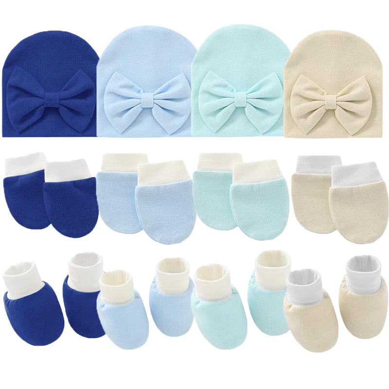Conjunto de Gorro + Luvas + Meias (15 peças)
