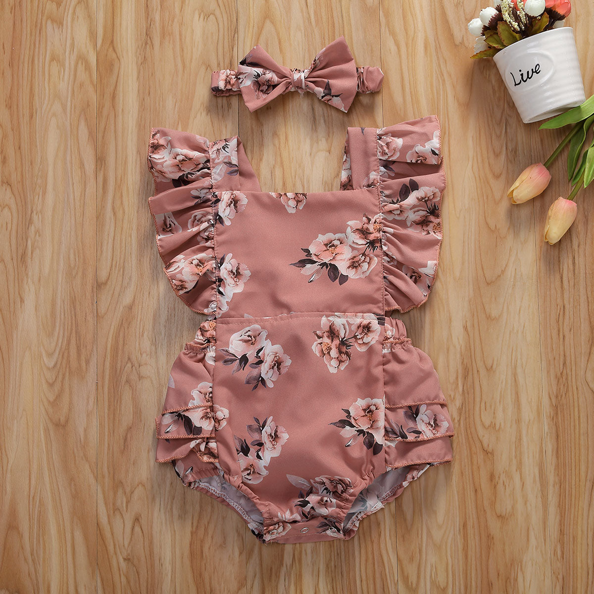 Body Florido - 6 meses a 2 anos