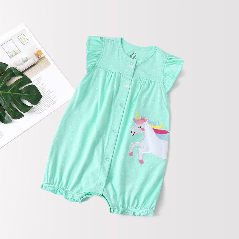 Body de Verão Para Meninas - 6 a 24 Meses