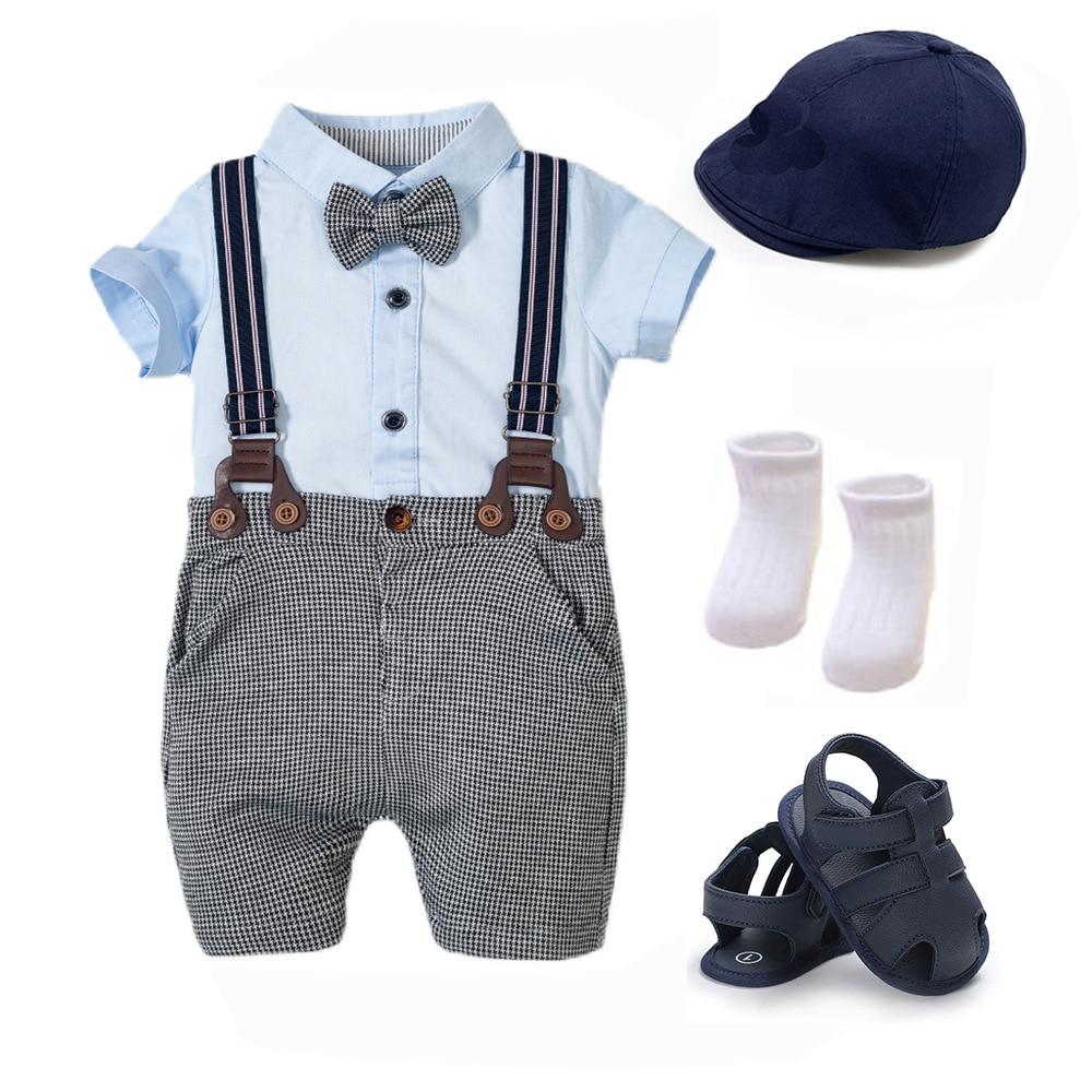 Conjunto de Roupinhas para Meninos - 5 peças (Batizado e festas)