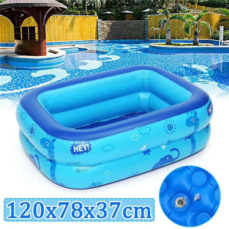 Piscina infantil inflável, com 120x78x37cm para crianças