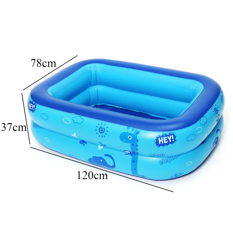 Piscina infantil inflável, com 120x78x37cm para crianças