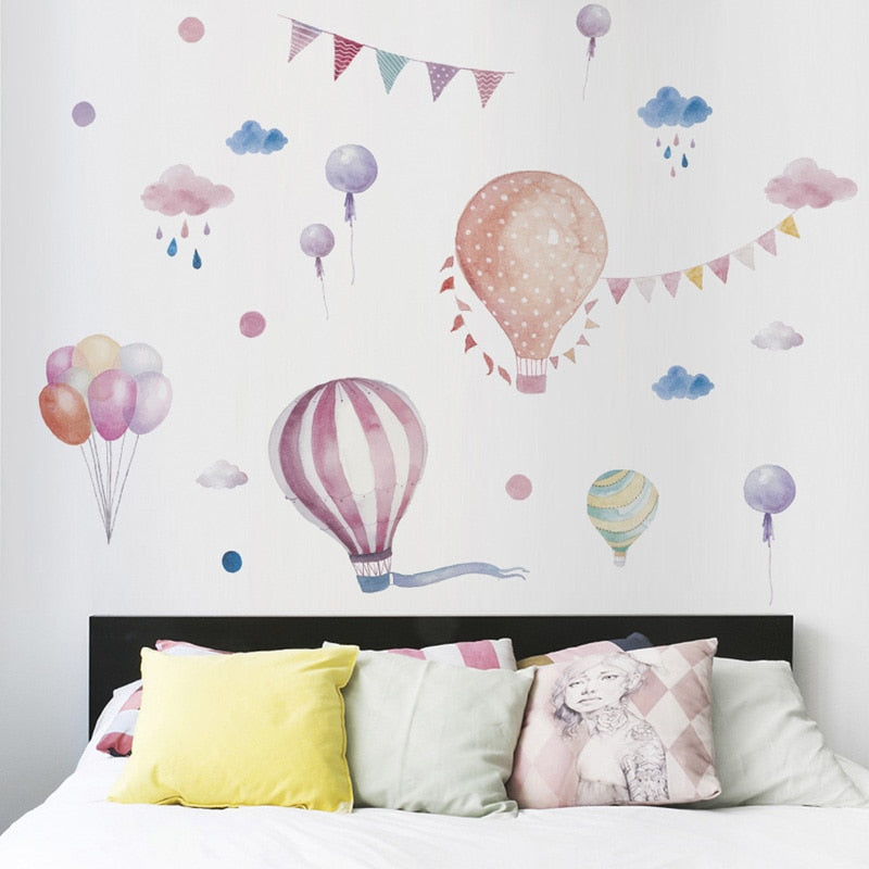 Adesivo decorativo (papel de parede) - Balões
