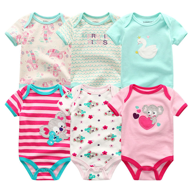 Conjunto de Bodies para Menina - 6 Unidades