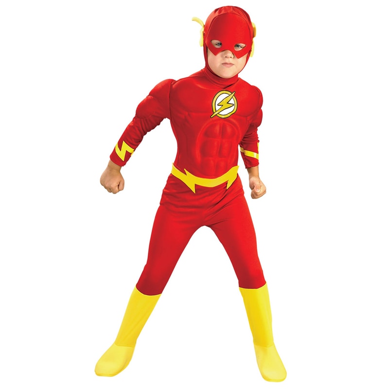 Fantasia do Flash para Meninos - 3 a 11 anos