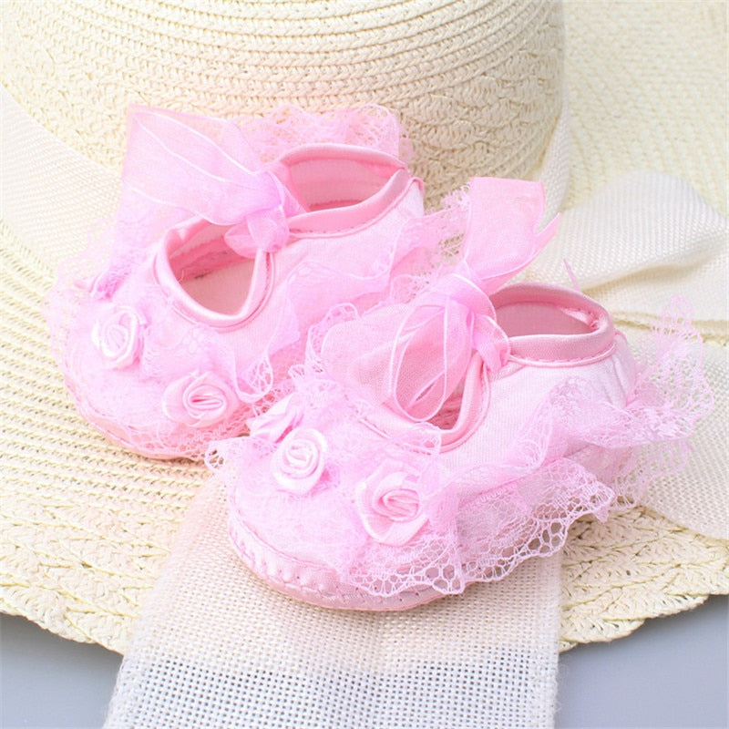 Sapatinho de Princesa para Meninas - 0 a 9 meses
