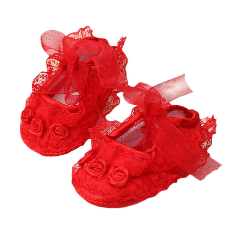 Sapatinho de Princesa para Meninas - 0 a 9 meses