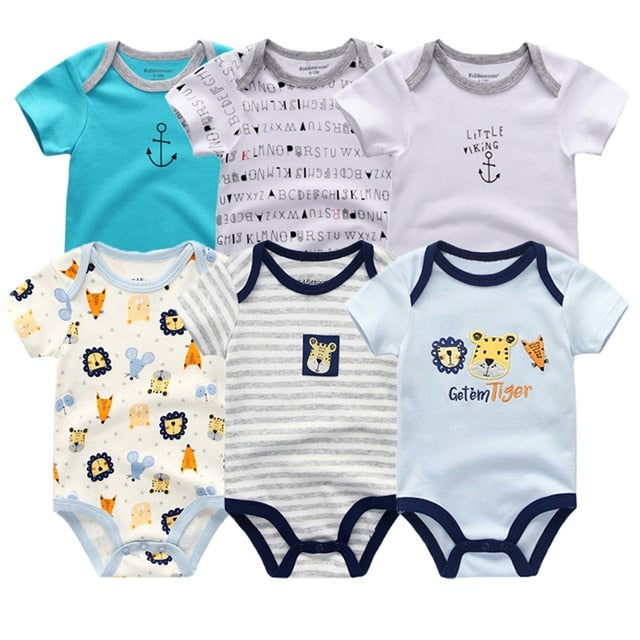 Conjunto de Bodies para Menino - 6 Unidades