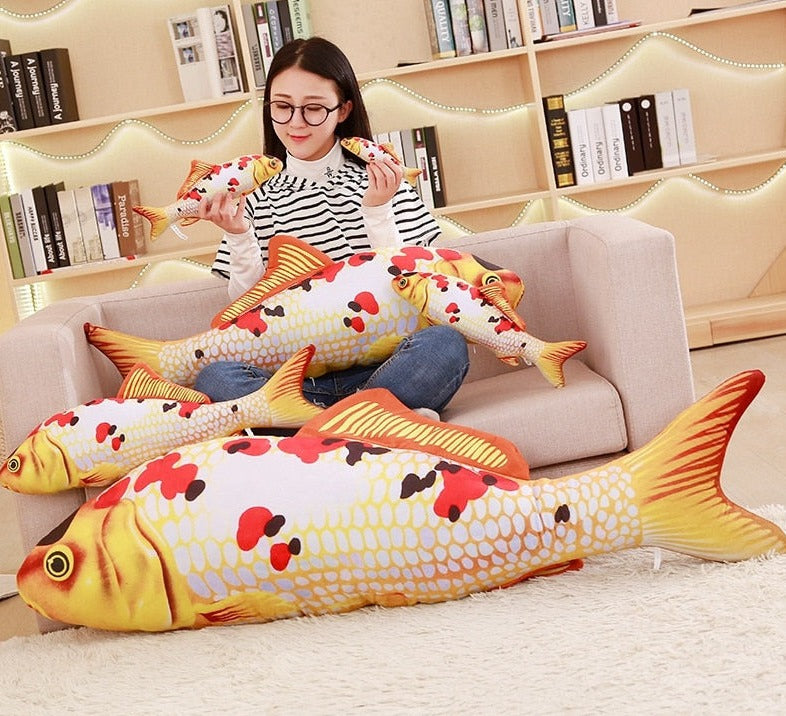 Peixe em pelúcia - 16 a 140 cm