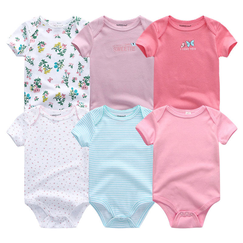 Conjunto de Bodies para Menina - 6 Unidades