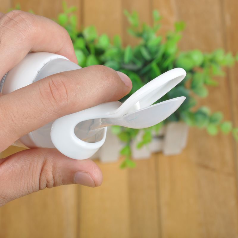 Colher-Mamadeira Alimentadora de Silicone Para Bebês