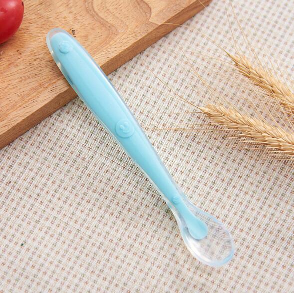 Colher de Silicone Para Alimentação de Bebê
