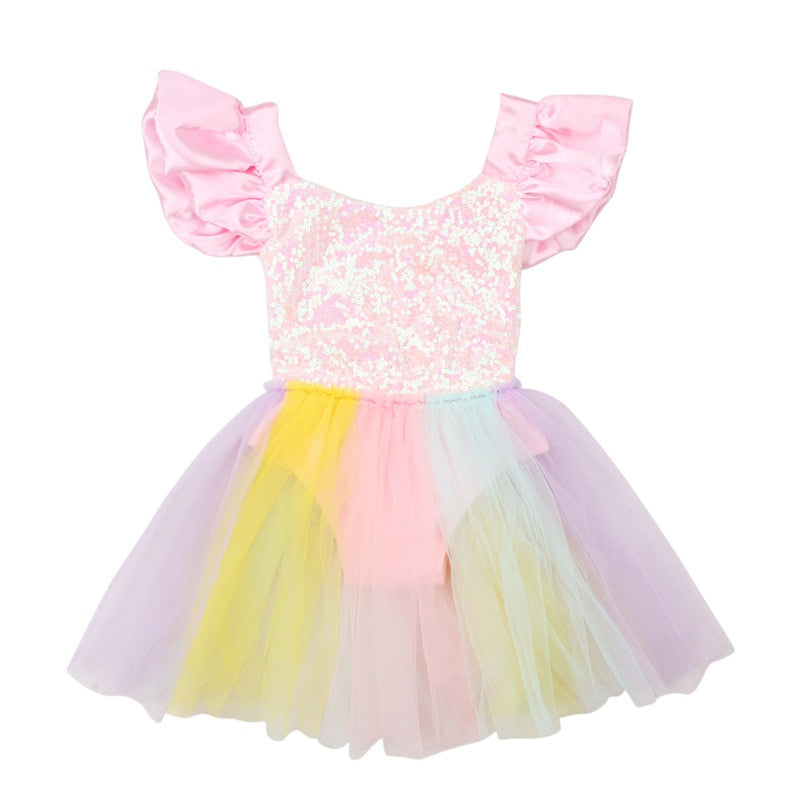 Vestido Unicórnio para meninas - 6 meses a 2 anos