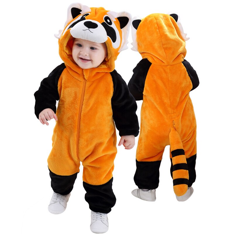 Fantasia infantil de Guaxinim - 1 a 36 meses