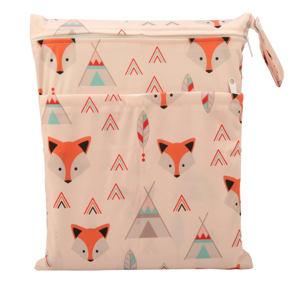 Bolsa Impermeável para Fraldas/Roupas Molhadas de Bebê