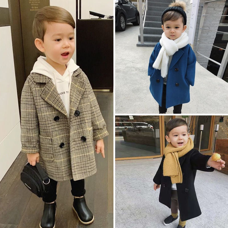 Casaco de inverno para meninos - 2 a 8 anos