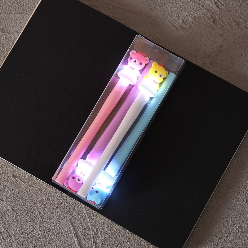 Kit de Canetas Luminosas em Gel