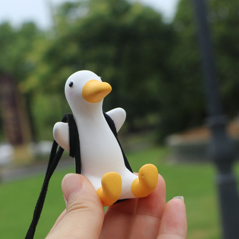 Pingente Decorativo Pato Branco