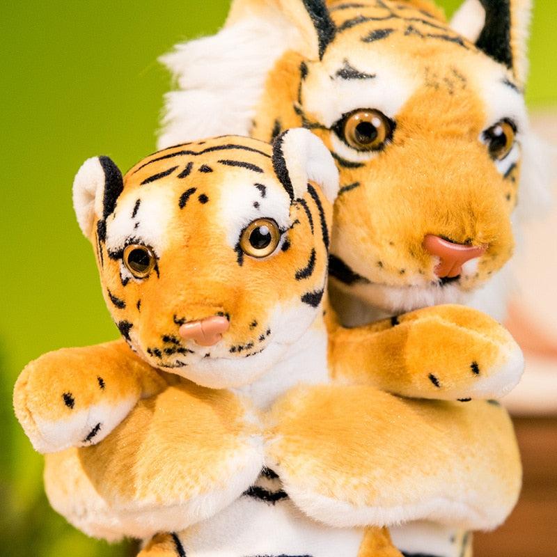 Mamãe e bebê tigre